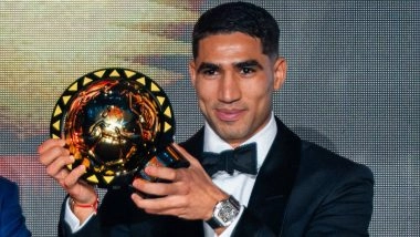 PSG Defender Achraf Hakimi Reflects on Winning African Footballer of the Year Award, Says ‘Proud Moment for Me’