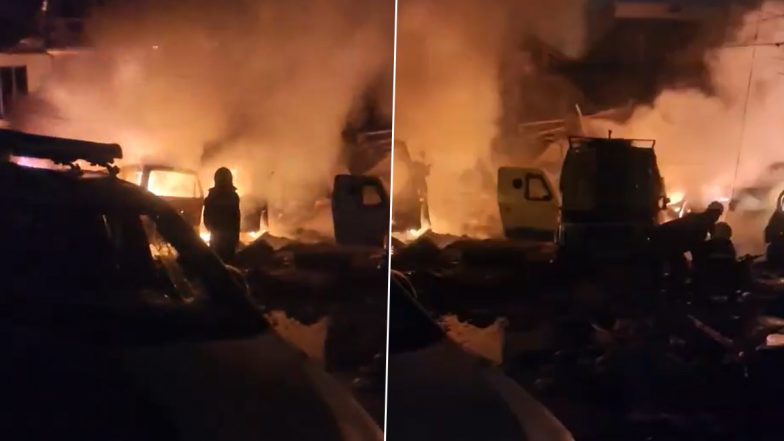 Srinagar Blast: Massive Explosion at Nowgam Police Station As Explosives Detonate; Casualties Feared, Terror Angle Ruled Out (Watch Videos)