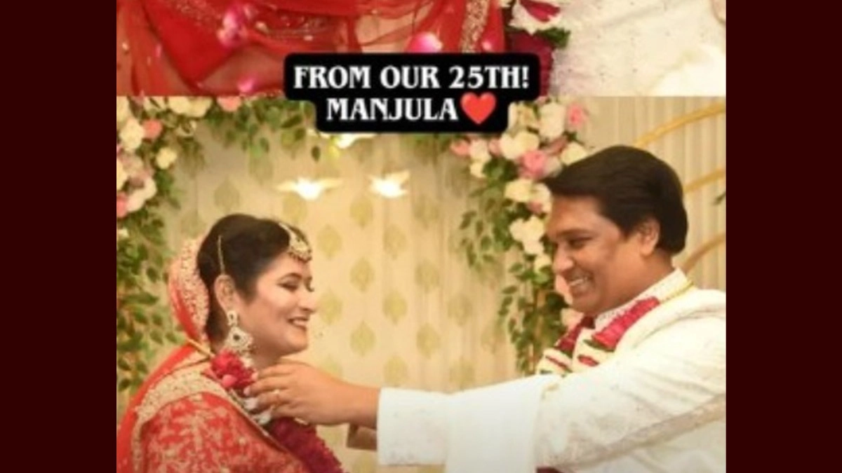 CID’s Abhijeet Aka Aditya Srivastava Remarries His Wife After 25 Years, Shares a ‘Varmala’ Pic on 25th Wedding Anniversary