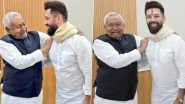 Bihar Election Result 2025: After NDA&rsquo;s Landslide Victory, Chirag Paswan Meets Nitish Kumar, Extends Congratulations on Resounding Majority (See Pics)