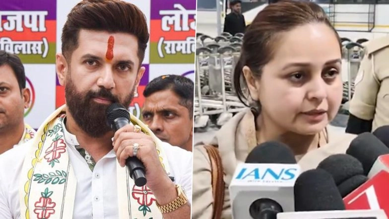 &lsquo;Always Considered Lalu Ji&rsquo;s Family As My Own&rsquo;, Says Chirag Paswan After Rohini Acharya &lsquo;Quits Politics&rsquo; (Watch Video)