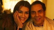 Kriti Sanon and Sidharth Malhotra Pay Heartfelt Tribute to Dharmendra, Remember Him for His Warmth, Kindness and Legendary Legacy (View Posts)