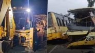 Tamil Nadu Bus Accident: 12 Killed, 40 Injured As 2 Government Buses Crash Head-On in Sivaganga (Watch Videos)