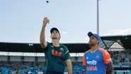 IND vs AUS 4th T20I Toss Report and Playing XI: Mitchell Marsh Opts To Bowl, Australia Announces Four Changes As Glenn Maxwell Returns