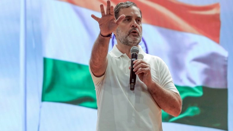 Rahul Gandhi Urges Voters To Vote for Congress Ahead of Puducherry Elections 