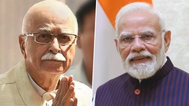 LK Advani Birthday: PM Narendra Modi, BJP Leaders Wish Party Stalwart on His 98th Birthday, Praise Him As ‘Statesman Blessed With Towering Vision, Intellect’