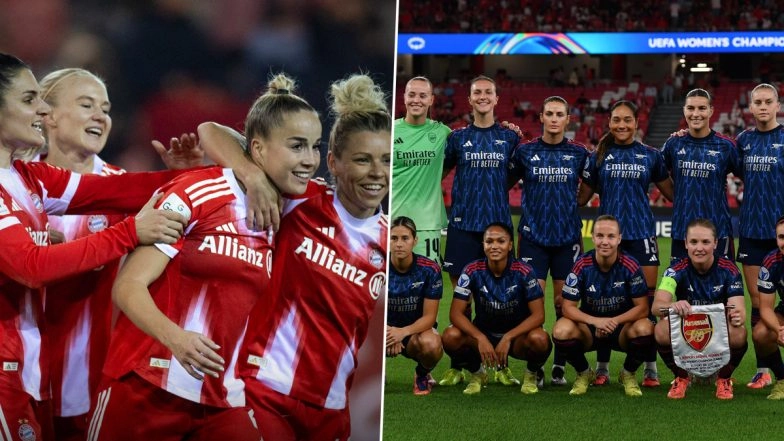 How to Watch Bayern Munich vs Arsenal UEFA Women’s Champions League 2025–26 Live Streaming Online? Get Telecast Details of UWCL Football Match on TV and Online
