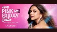 Nykaa Pink Friday Sale 2025: E-Commerce Platform Offers Massive Discounts and Deals on Beauty Products; Check Details