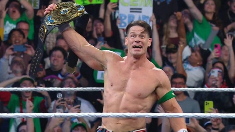 John Cena Becomes Grand Slam Champion, 17-Time World Champion Wins WWE Intercontinental Title For First Time After Beating Dominik Mysterio (Watch Video)