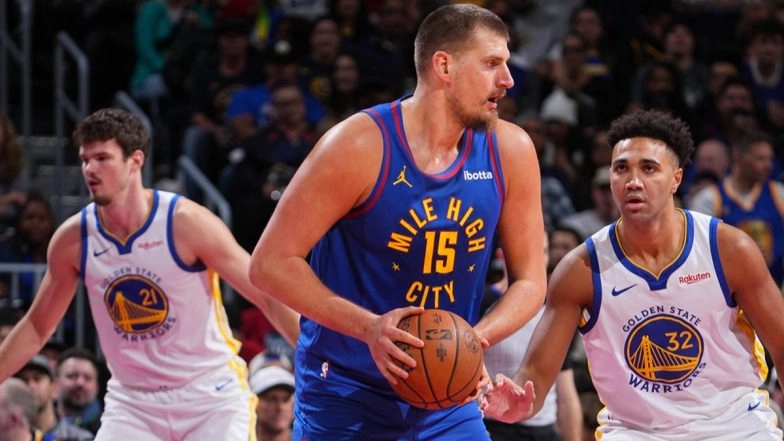 Denver Nuggets Beat Golden State Warriors in NBA Cup 2025; Nikola Jokic Stars As Stephen Curry-Less Warriors Suffer Defeat In Competition Opener