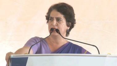 Bihar Assembly Elections 2025: If Fair Polls Held Here, Current NDA Government Will Be Voted Out, Says Priyanka Gandhi at Rally in East Champaran (Watch Video)