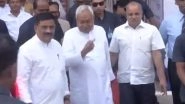 Bihar Assembly Elections 2025 Phase 1 Polling: Nitish Kumar Shows Inked Finger After Casting His Vote in Patna, Says &lsquo;Vote First, Then Refreshments&rsquo; (Watch Video)