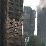 Hong Kong Fire Videos: Clips Show Massive Destruction Caused by Blaze at High-Rise Residential Buildings, Death Toll Reaches 44