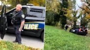 US Shocker: Cop Chases, Tries To Run Over Man Before Crashing Into House in Baltimore; Suspended After Video Goes Viral