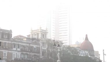 Mumbai Air Pollution: Dense Layer of Smog Engulfs City, BKC Records AQI 152 (Watch Video)