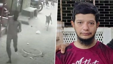 Surat Horror: Man Dies After Being Chased by Pack of Stray Dogs in Gujarat; CCTV Video Captures Terrifying Attack in Saiyedpura Area