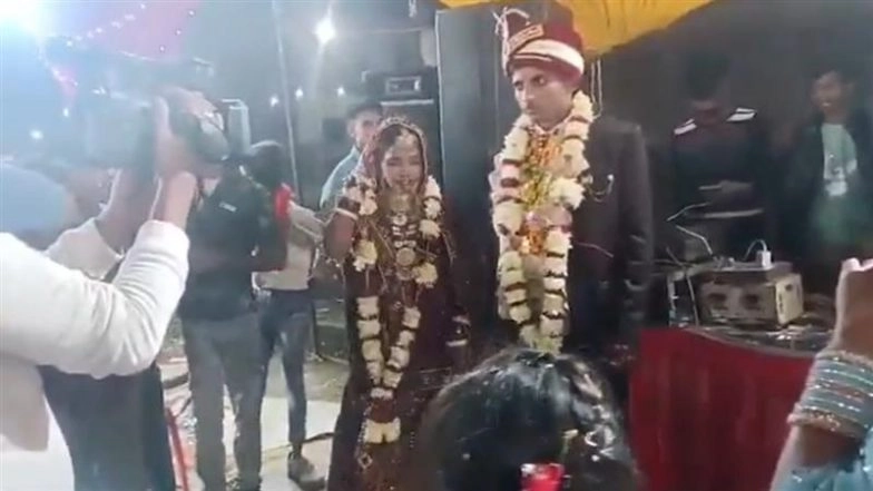Barabanki Bride Dances With Groom After Jaimala, Then Mysteriously Vanishes Before Morning Vidaai in UP (Watch Video)