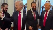 ‘How Many Wives Do You Have?’: Donald Trump Asks Syrian President Ahmed al-Sharaa During Historic White House Visit; Video Surfaces ‘How Many Wives Do You Have?’: Donald Trump Asks Syrian President Ahmed al-Sharaa During Historic White House Visit; Video Surfaces