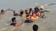 Deoria Boat Capsize: Several Devotees Rescued After Boat Capsizes in Saryu River During Kartik Purnima Holy Dip (Watch Video)