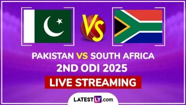 Pakistan vs South Africa Free Live Streaming Online, 2nd ODI 2025: How To Watch PAK vs SA Cricket Match Live Telecast on TV in India?