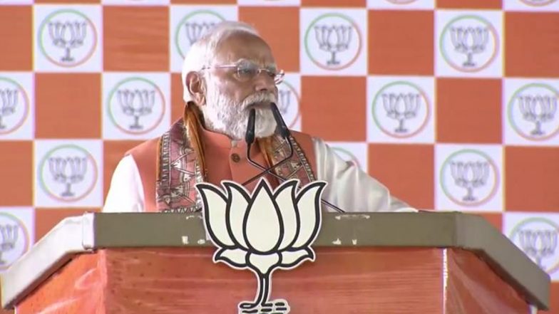 Bihar Assembly Elections 2025: Grand Alliance&rsquo;s Balloon Has Burst Just After 1 Phase, Says PM Narendra Modi (Watch Video)
