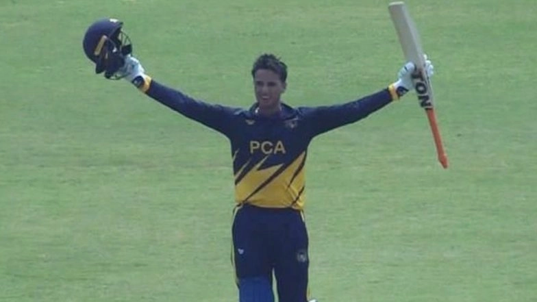 SMAT 2025: Punjab Captain Abhishek Sharma Blasts 12-Ball Fifty en Route to 32-Ball Century Against Bengal