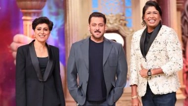 ‘Bigg Boss 19’: Former Cricketers Jhulan Goswami, Anjum Chopra Meet With Salman Khan on Sets of BB19 (See Pics)