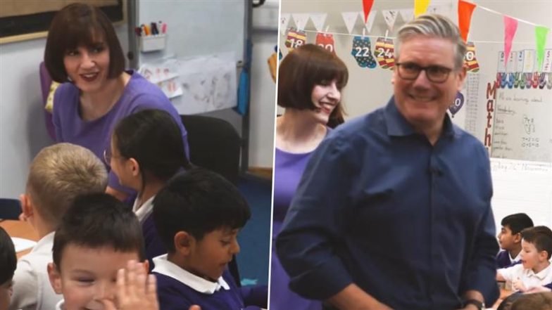 Keir Starmer &lsquo;6-7&rsquo; Controversy: UK PM Apologises After Viral Meme Dance With Students During Welland Academy (Watch Video)