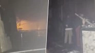 Punjab Fire: Major Blaze Erupts at Wedding in Zirakpur, Creating Panic Among Guests; No Casualties Reported (Watch Video)