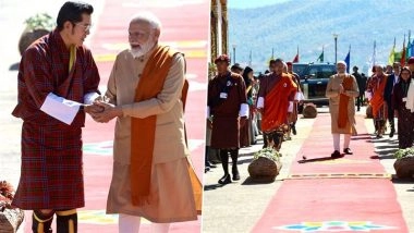 PM Narendra Modi Concludes Bhutan Visit, Emplanes for Delhi After High-Level Engagements on Cultural, Energy Ties