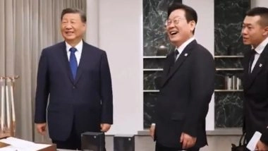 South Korean President Lee Jae Myung Gets Xiaomi Smartphones As Gift From Chinese Counterpart Xi Jinping, Quips About Security (Watch Video)