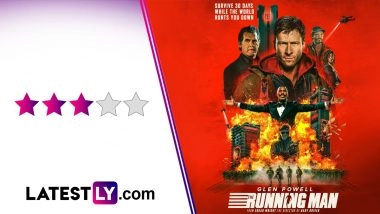 ‘The Running Man’ Movie Review: Glen Powell Takes On a Totalitarian System in Edgar Wright’s Thrilling Stephen King Adaptation (LatestLY Exclusive)