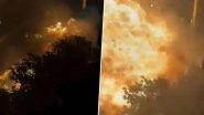 Bronx Car Blast: 5 Firefighters Injured After Explosion Sparks Blaze in New York City, Video Shows Massive Ball of Fire Rising in Sky