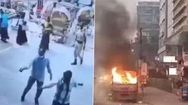 Dhaka Unrest: Multiple Crude Bomb Blasts, Gunfire, and Arson Erupt Ahead of Political Rallies in Bangladesh (See Pics and Video)