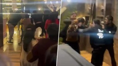 Mathura Restaurant Brawl Caught on Camera: Bouncers Assault, Thrash Customers Over INR 30000 Bill At Bar, Probe Ordered After Video Goes Viral