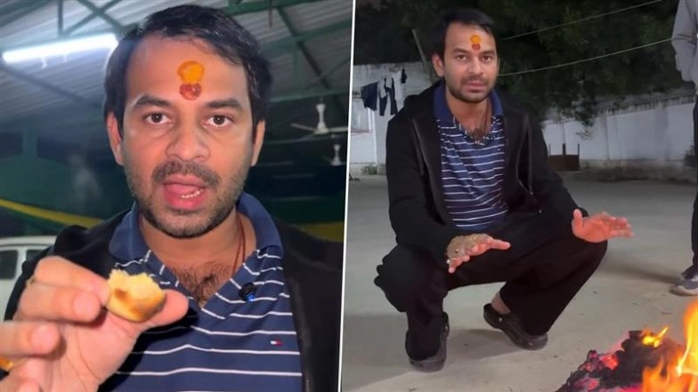 Tej Pratap Yadav Turns Vlogger After Bihar Poll Debacle, Launches ‘TY Vlog’ as He Returns to Social Media With Stories of Litti-Chokha and Bihar Culture (Watch Video)