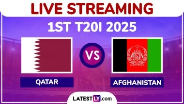 Qatar vs Afghanistan Free Live Streaming Online, 1st T20I 2025: How To Watch QAT vs AFG Cricket Match Live Telecast on TV in India?