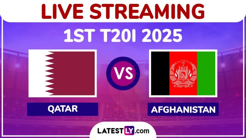 Qatar vs Afghanistan Free Live Streaming Online, 1st T20I 2025: How To Watch QAT vs AFG Cricket Match Live Telecast on TV in India?