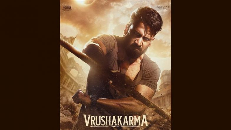 #NC24 Is ‘Vrushakarma’! FIRST Look and Title of Naga Chaitanya’s Upcoming Film Unveiled on His 39th Birthday (View Post)