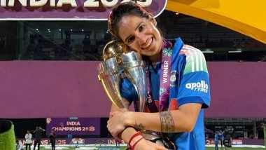 From Parsa’s Small Village Ground to ICC Women’s World Cup 2025 Glory: Village Women Celebrate Renuka Thakur’s Triumph With Joy, Pride With Her Mother Sunita Thakur (Watch Video)