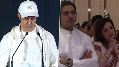 Hrithik Roshan Pays Moving Tribute to Zarine Khan at Her Prayer Meet, Sussanne Khan Breaks Down While Remembering Her Mother (Watch Video)