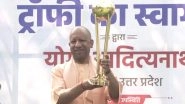 Uttar Pradesh Chief Minister Yogi Adityanath Welcomes FIH Men&rsquo;s Junior Hockey World Cup 2025 Trophy in Lucknow (Watch Video)