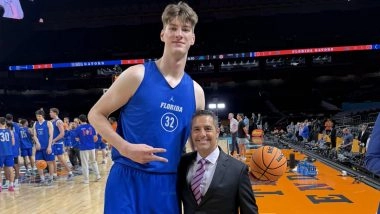 Oliver Rioux, Canada’s 7-Foot-9-Inch Athlete, Becomes Tallest-Ever College Basketball Player, Achieves Feat During Florida Gators vs North Florida Ospreys NCAA 2025-26 Match
