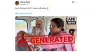 Fact Check: Did Navika Kumar Clean Amit Shah&rsquo;s Shoes During Bihar Election Rally? Community Notes Reveals Truth Behind AI-Generated Viral Video