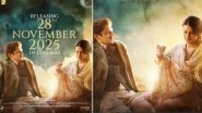 &lsquo;Gustaakh Ishq&rsquo; Release Date Postponed: Manish Malhotra&rsquo;s Debut Production Film Starring Vijay Varma and Fatima Sana Shaikh Set To Hit Theatres on November 28 (View Post)