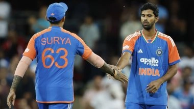 IND vs AUS 4th T20I 2025: Washington Sundar Shines As India Crush Australia by 48 Runs