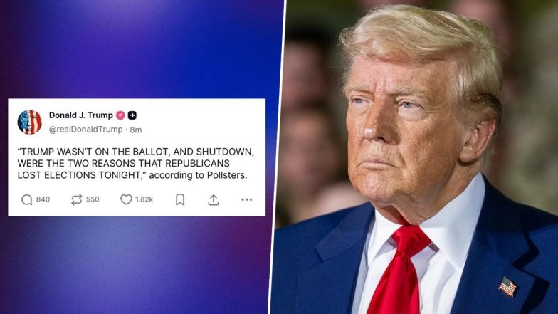 New York City Mayoral Election Results 2025: ‘Absence From Ballot, Government Shutdown’, Donald Trump Lists Reason for Republican Loss