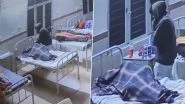 Theft Caught on Camera in Araku Valley: Man Steals Phones From Sleeping Patients at Andhra Pradesh Hospital, Police Launch Probe as Video Goes Viral Theft Caught on Camera in Araku Valley: Man Steals Phones From Sleeping Patients at Andhra Pradesh Hospital, Police Launch Probe as Video Goes Viral