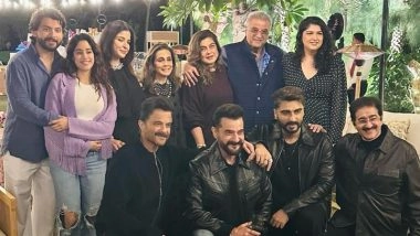 Janhvi Kapoor’s Rumoured Boyfriend Shikhar Pahariya Holds Her Close in Family Photo at Boney Kapoor’s 70th Birthday Celebrations