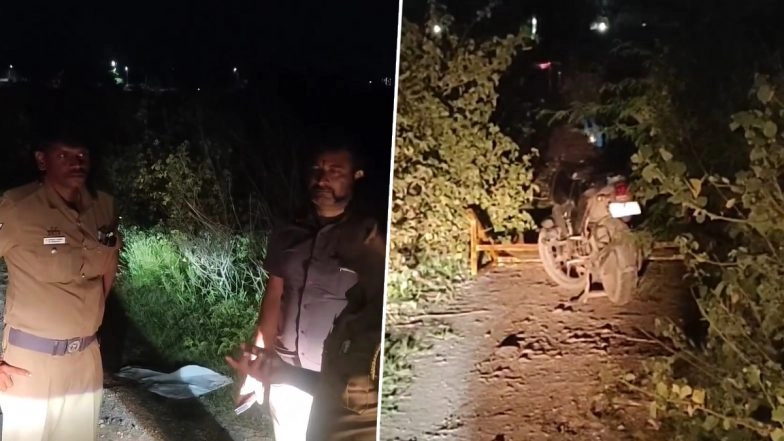 Coimbatore Encounter: 3 Accused in Gangrape of College Student and Murder of Her Boyfriend Near Airport Shot in Legs While Trying To Escape Arrest in Tamil Nadu (Watch Video)